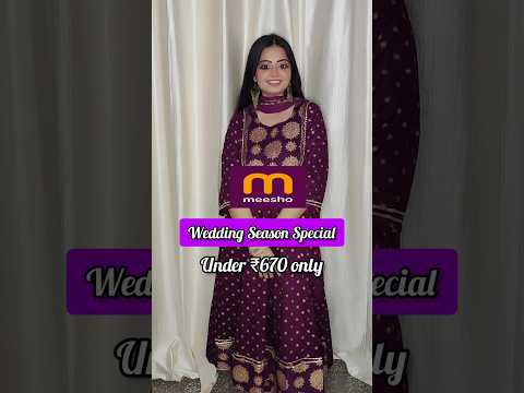 Meesho Anarkali under ₹670 #meesho #kurtaset #anarkali #shorts #shortsaday #shortsviral #affordable