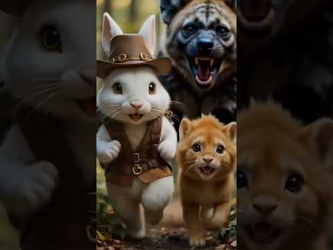 Ai animated Animal Video | animal cartoon video #shortvideo #funny #lion