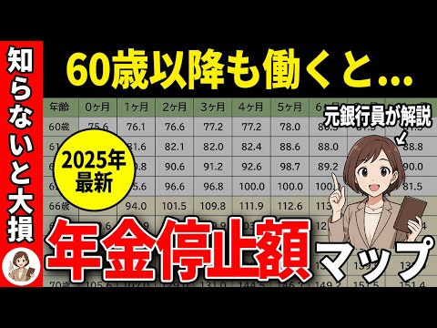 【50代は絶対見て】給料＋年金 知らないと大損するルールをわかりやすく解説！【在職老齢年金】