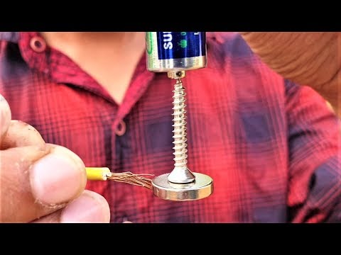 SIMPLEST DC MOTOR | 100% WORKING | AMIT XYZ |