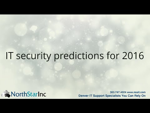Denver IT Services - IT security predictions for 2016