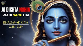 Bhagavad Gita 2.28-2.29 | Hindi Explanation | Invisible Truths & Cosmic Secrets #Gita #spirituality