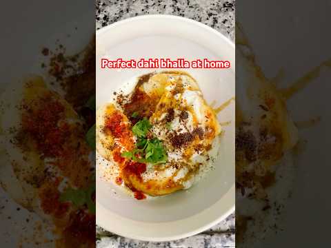 How to make dahi bhalla at home😋|  Non fry dahi vada 😋#food #cooking #eveningsnacks #anytimesnacks
