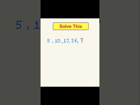 Solve the Pattern #pattern #maths #mathstricks #viral #ytshort #shortvideo #short #puzzle #learnmath