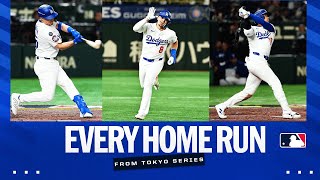 Every HOME RUN from the TOKYO SERIES 💪 | 大谷翔平 1号放つ