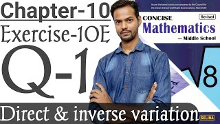 question 1,chap 10,exercise10E,icse class 8 math,direct and inverse variation, ‎‎@icsemaths592
