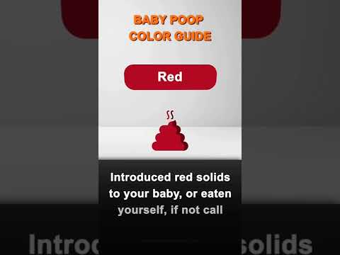 Baby Poop Color Guide