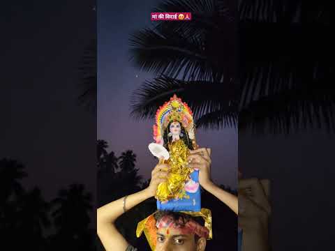 Visharjan of Devi Saraswati🙏🥺 #ytshorts #saraswatipuja #Visharjan#shorts