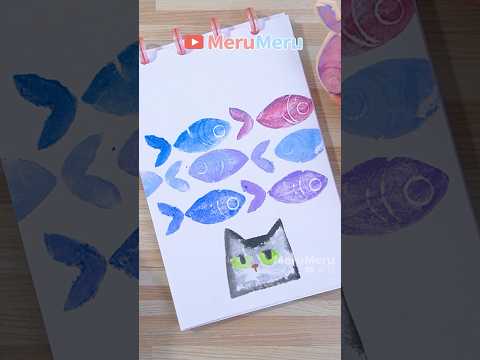 DIY Foam Stamp Making Tutorial #art #diy #shortvideo #satisfying  #tutorial  #shorts #painting