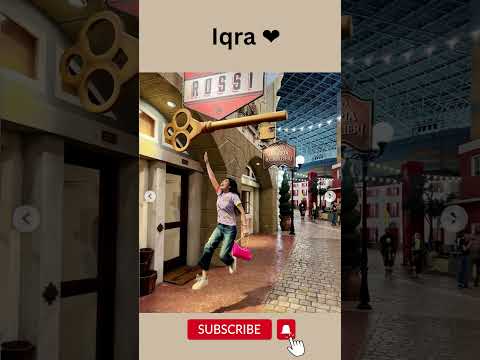 Iqra at Ferrari world beautiful pics😍#sistrology #iqreeb #ytshorts @Fairy-tale555