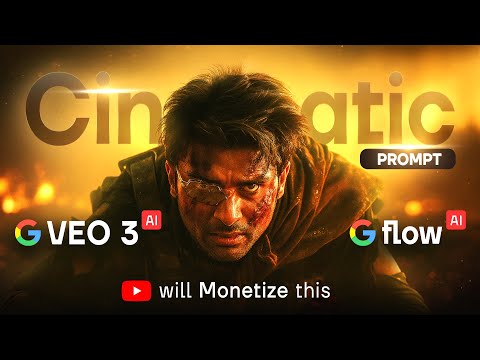 Cinematic VEO 3 + FLOW Tutorial  | Full Prompt Breakdown + Monetization Guide