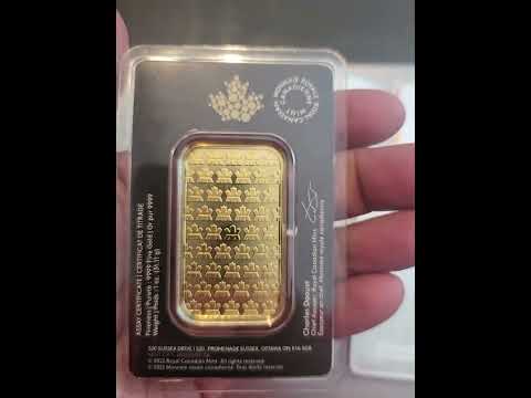 Picked up a bar of gold over the coin. What do you prefer?