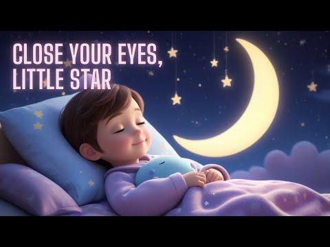 🌙 Close Your Eyes, Little Star | Gentle Sleep Song for Kids | Bedtime with Lulu the Sleepy Star