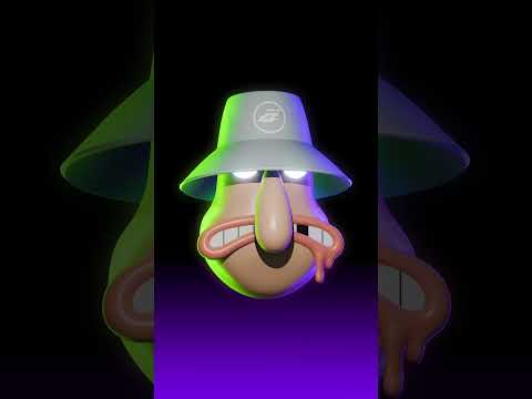 2D to 3D #characterdesign #blender #3dart