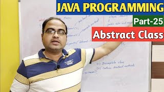 JAVA PROGRAMMING | Part-25 | Abstract Class