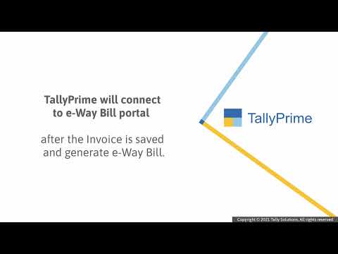 Pre-requisites to Generate e-Way Bill Directly from TallyPrime