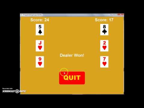 Blackjack Game using C# and XNA Framework