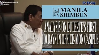 Analysis on Duterte's First 100 Days In Office-Mon Casiple