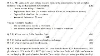 Retirement Planning Case Study |Personal Financial Planning |Mcom sem4 nep |Imp Question | |Ark sir