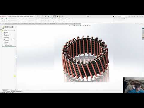 Modeling an Electromagnetic Coil in SolidWorks