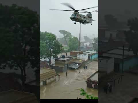 "Massive Flood in Village"#ytshorts #youtubeshorts #villagerlifestyle #flood2025 #army