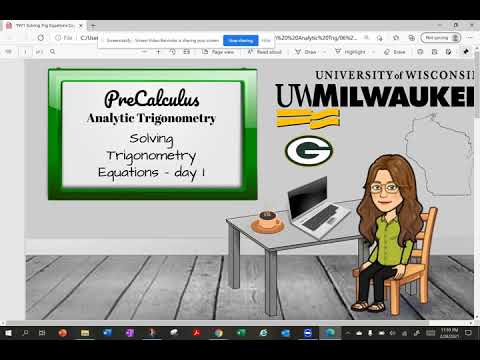 Solving Trigonometry Equations   day 1
