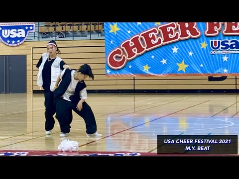 【USA CHEER FESTIVAL 北海道 2021】ペア部門/ヒップホップ【M.Y. BEAT】
