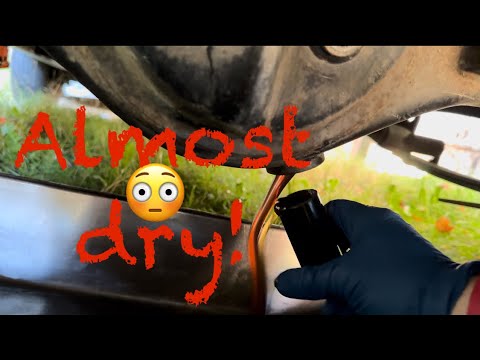 First Gen Tacoma Differential and Transmission Fluid Service:how to
