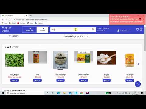 Store select & checkout trigital demo