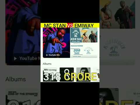 MC stan vs enimay bantai 😈 कौन सबसे ज्यादा famaous है ?🤔#facts #viral #facts #mcstan #emiwaybantai