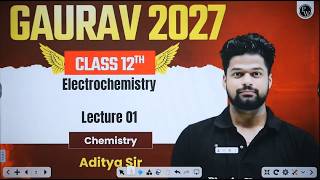 Electrochemistry 01:Electrochemical Cell, Galvanic Ce... By Aditya sir study Spark