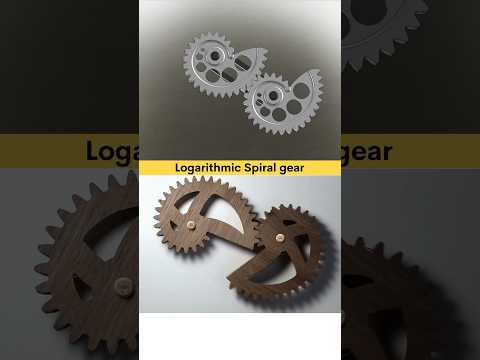 Logarithmic Spiral 🌀 Gear #3danimation #trending #newmech #mechaniclife #engineeringstudent #cad