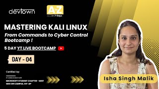 DAY - 4 | MASTERING KALI LINUX – FROM COMMANDS TO CYBER CONTROL - 5 DAYS FREE BOOTCAMP