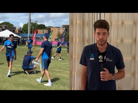 Mitchell Santner Interview ahead of T20 World Cup 2024 | New Zealand Cricket squad and practice