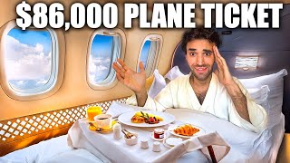 WORLD'S MOST EXPENSIVE FIRST CLASS (Record Breaking $86,000 Ticket)!