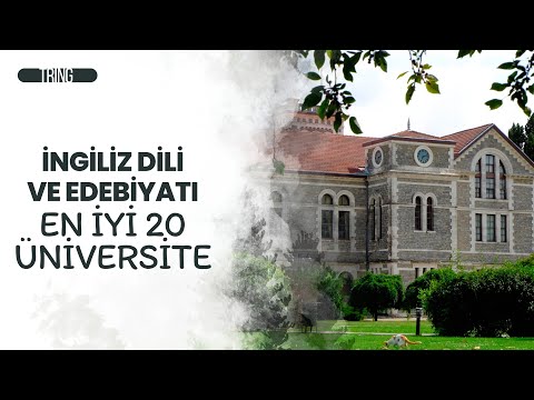 İngiliz Dili ve Edebiyatı |  En İyi 20 Üniversite Ortalama Netleri ve Sıralamaları
