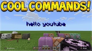 Minecraft Xbox BETA - SECRET, COOL & AWESOME Commands In Game