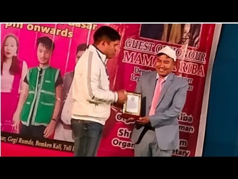 award party live performance by Yumbom Taba.