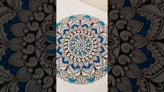 Mandala drawing is my therapy! #mandalaart #easymandalaart #drawingtutorial