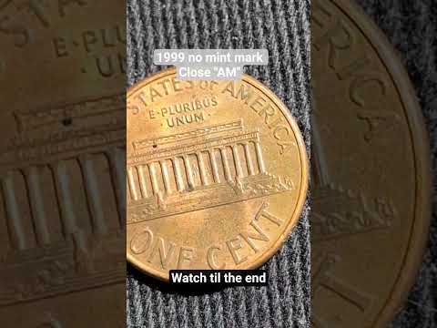 1999 close AM no mint mark #makemoney #lincolnpenny #mint #pcgs #fyp #youtubeshorts