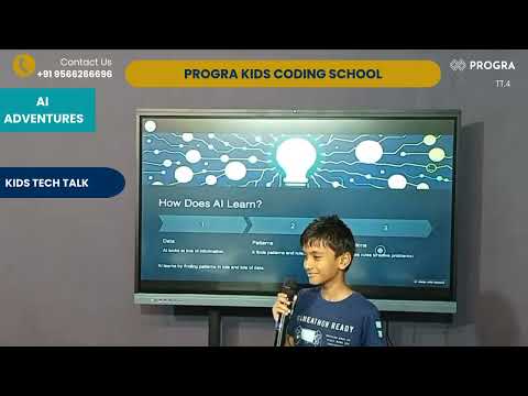 AI  Adventures | Kids Tech Talk by Grade 4 Student | #ai  #artificialintelligence  #learnai