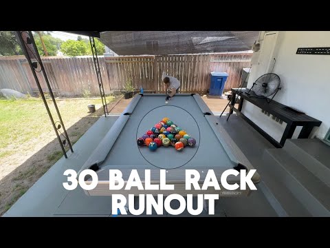30 BALL RACK OF POOL