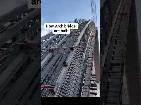 Just watched a great video showing how an Arch bridge is built#civilengineering #shorts #viralshorts