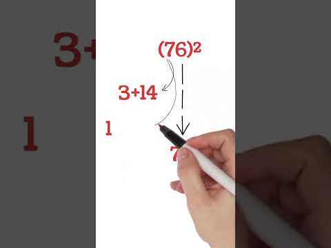 Trick to Square Any Number Ending with 6 in Seconds!#maths #mathtricks #squaretrick #shortvideo