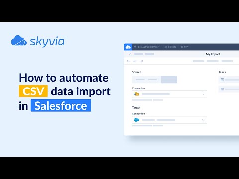 How to Automate CSV Data Import in Salesforce with Skyvia
