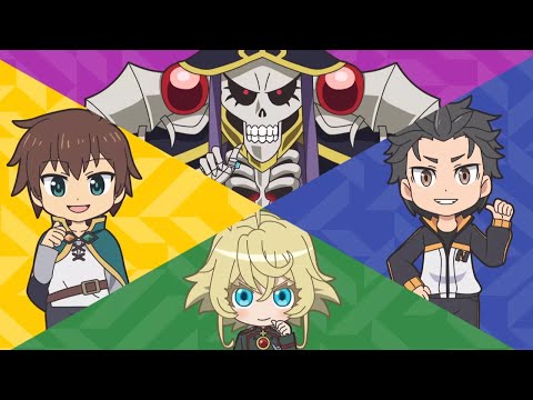 Isekai Quartet OP by Ainz, Kazuma, Subaru & Tanya