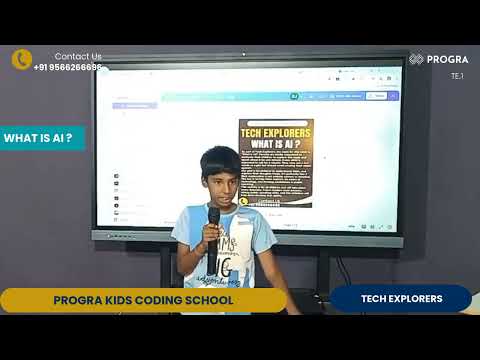 What is AI | Kids Tech Explorer | Explained by Somnath - Grade 4 student