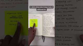 Use A Notebook to Organize Your Life #shorts #getorganized