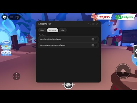 Roblox Adopt Me Winter 2024 minigame autofarm script and more
