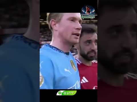 KDB last derby ❤️💙  #ฟุตบอล #ข่าวกีฬา #manchesterunited #mancity
